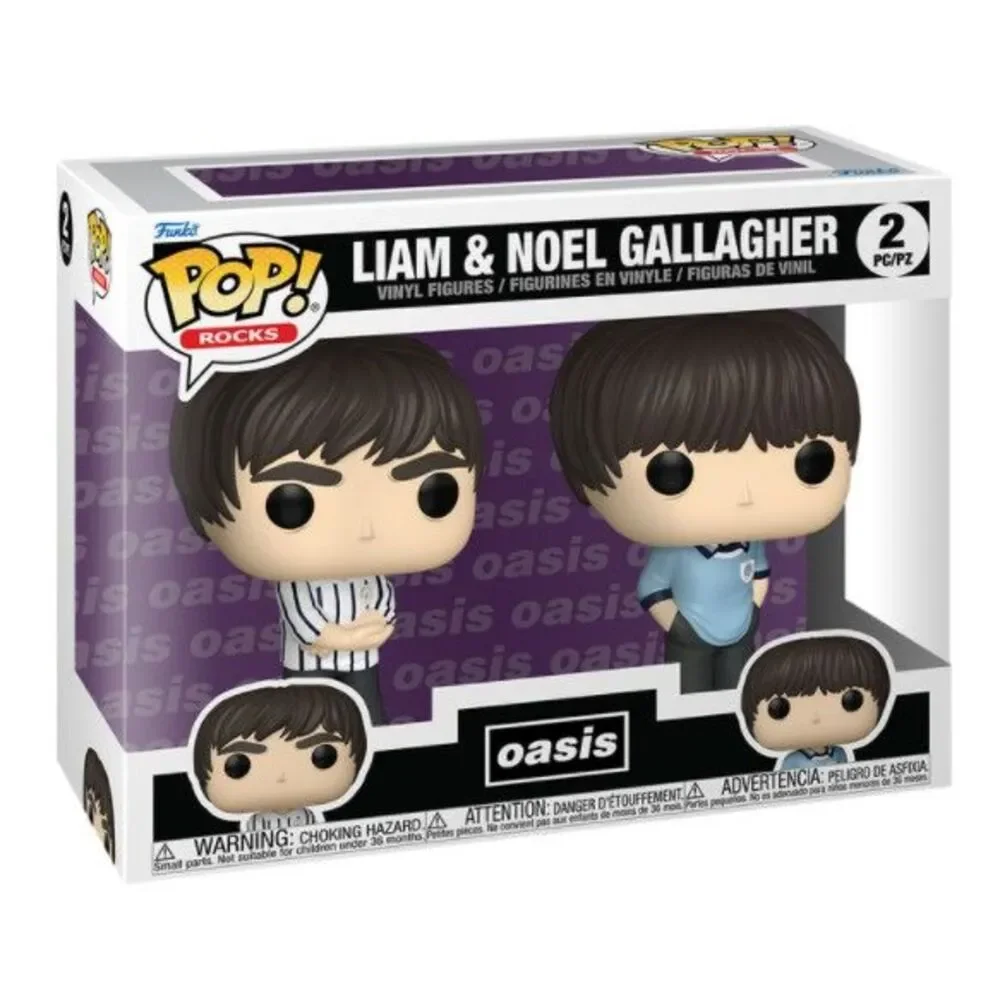 Liam & Noel Gallagher (Oasis) Funko Pop! Rocks 2-Pack - Picture 2 of 4